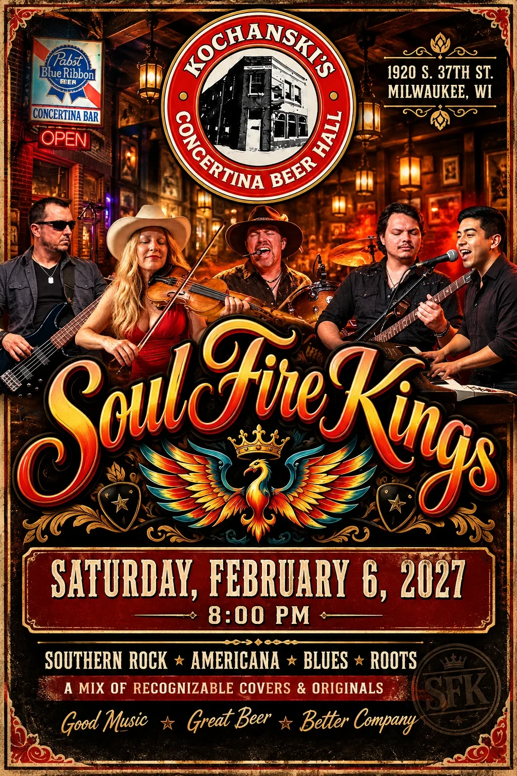 Soul Fire Kings event poster