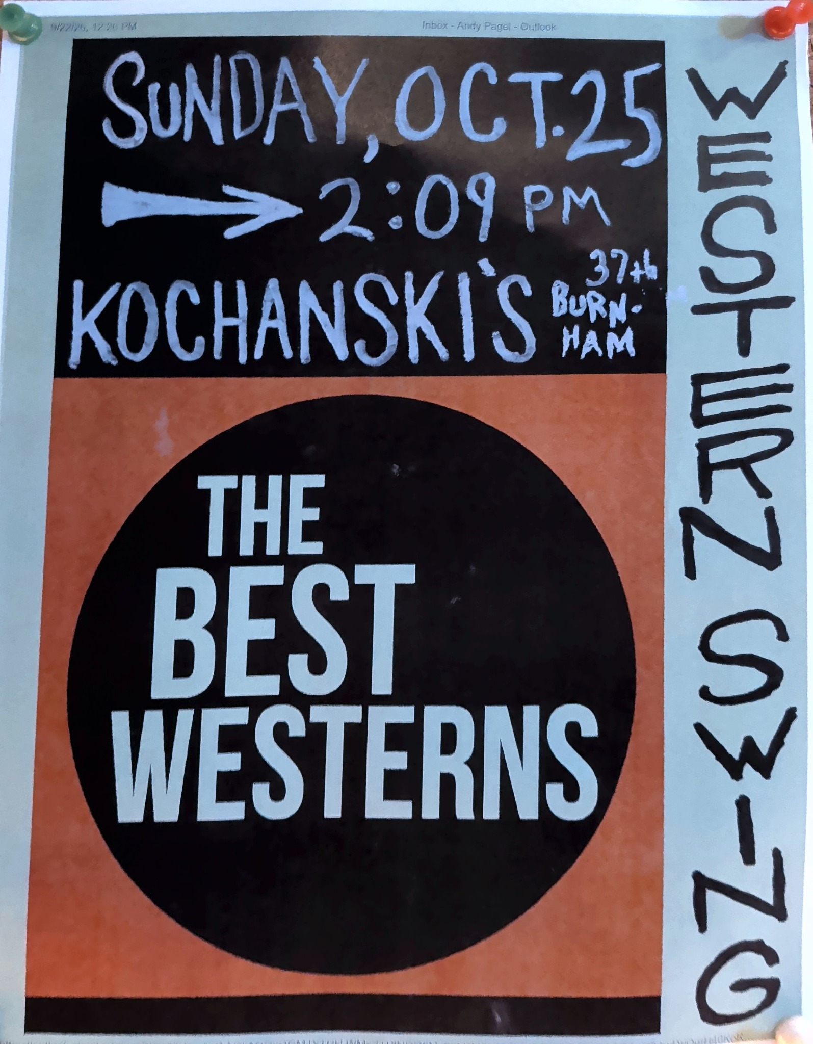 The Best Westerns — Western Swing original event poster