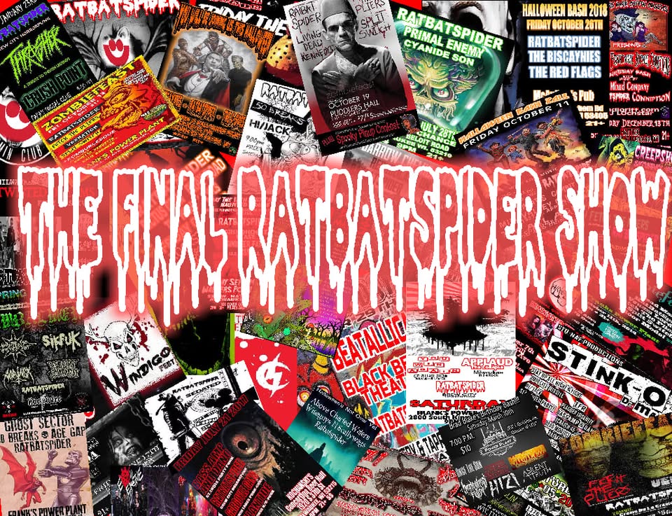 The Final Ratbatspider Show — original Facebook event artwork