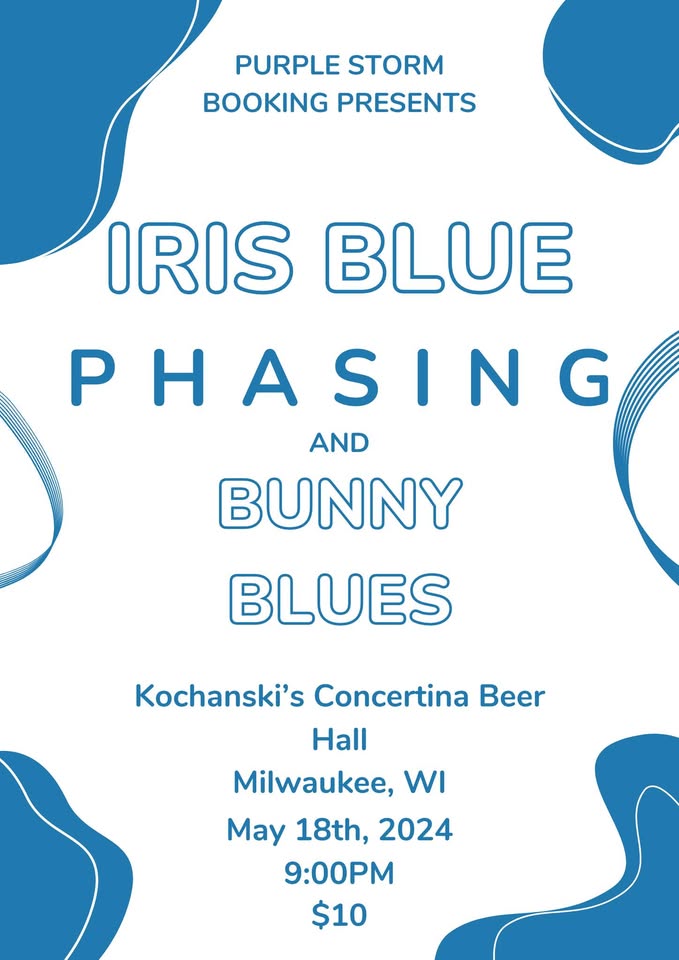 Iris Blue, phasing & Bunny Blues — original Facebook event artwork